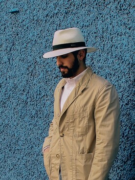 Lucas Azevedoさんの（Panama Hat | パナマハット）を使ったコーディネート