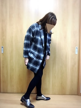 「machatt（マチャット）のアイテム（ジャケット/アウター）」を使った、___anさん（レディース・162cm）の冬コーディネート