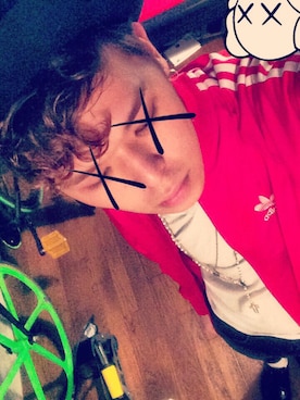 「アイテム（ジャージ）」を使った、ひぐぴーさん（メンズ・171cm・20代）の秋コーディネート