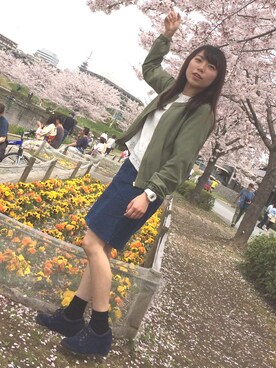 かおりさん(レディース・150cm)の春コーディネート