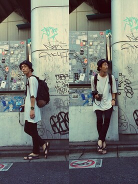 アライ@youtubeさん（メンズ・176cm）の夏コーディネート