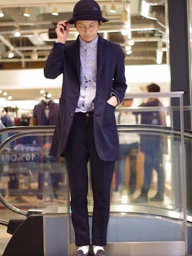 アライ@youtubeさん（メンズ・176cm）の秋コーディネート