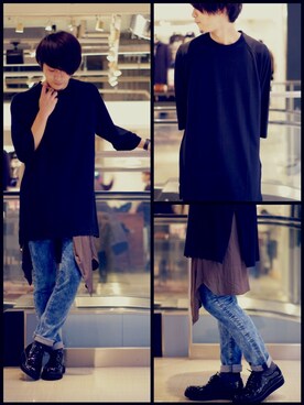 アライ@youtubeさん（メンズ・176cm）の秋コーディネート