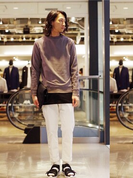 アライ@youtubeさん（メンズ・178cm）の春コーディネート