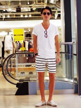 アライ@youtubeさん（メンズ・176cm）の夏コーディネート