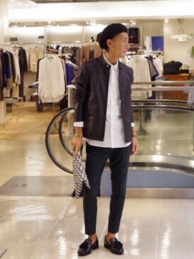 アライ@youtubeさん（メンズ・176cm）の秋コーディネート