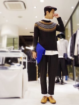 アライ@youtubeさん（メンズ・176cm）の秋コーディネート