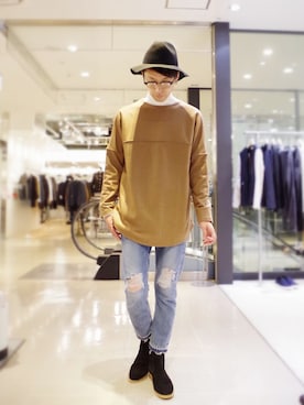 アライ@youtubeさん（メンズ・176cm）の秋コーディネート