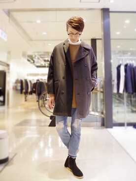 アライ@youtubeさん（メンズ・176cm）の秋コーディネート