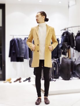 アライ@youtubeさん（メンズ・176cm）の冬コーディネート