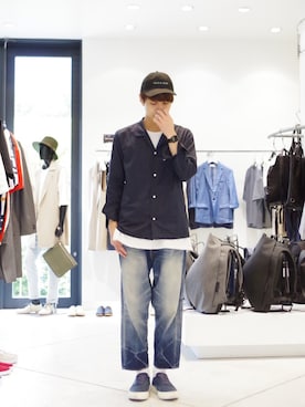 アライ@youtubeさん(メンズ・176cm)の春コーディネート