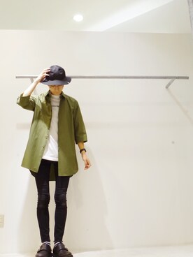 アライ@youtubeさん（メンズ・176cm）の春コーディネート