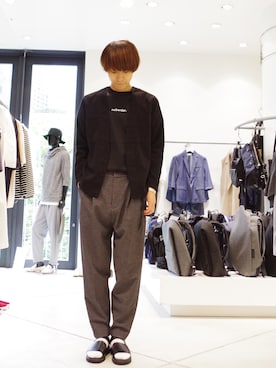 アライ@youtubeさん(メンズ・176cm)の春コーディネート