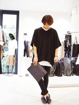 アライ@youtubeさん（メンズ・176cm）の春コーディネート