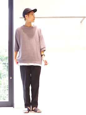 アライ@youtubeさん(メンズ・176cm)の夏コーディネート