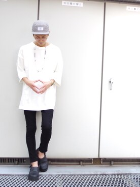 「Lui's（ルイス）のアイテム（アクセサリー）」を使った、アライ@youtubeさん（メンズ・176cm）の夏コーディネート