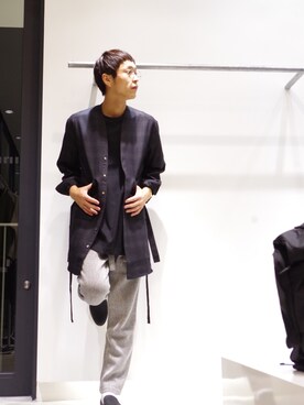 「FFIXXED STUDIOS（フィックスステュディオス）のアイテム（トップス）」を使った、アライ@youtubeさん（メンズ・176cm）の夏コーディネート