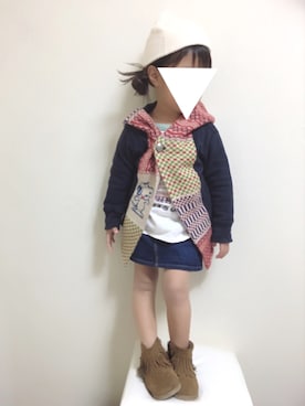 「デニム＆ダンガリー」｜rimmy❤︎さん（キッズ・90cm）の秋コーディネート