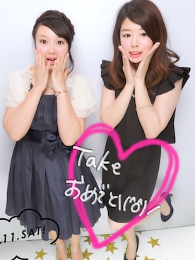 「アイテム（ドレス）」を使った、12さん（レディース・162cm）の夏コーディネート
