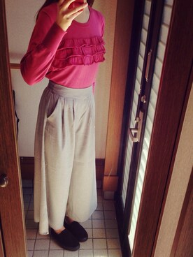 megmilkさん（レディース・173cm）の秋コーディネート