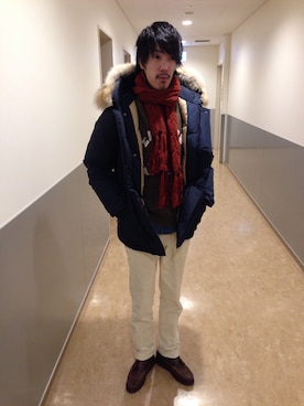 「RANCOURT（ランコート）のアイテム」を使った、satoshi.oさん（メンズ・180cm）の冬コーディネート