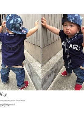 iks3crazyさん（キッズ・70cm）の春コーディネート