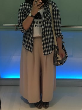 「Glamorous（グラマラス）のアイテム」を使った、キャシーさん（レディース・160cm）の春コーディネート