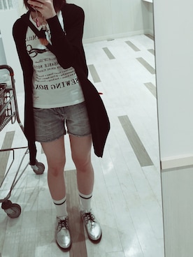 「MK MICHEL KLEIN（エムケーミッシェルクラン）のアイテム（シューズ）」を使った、ゆーえさん（レディース・157cm）の春コーディネート