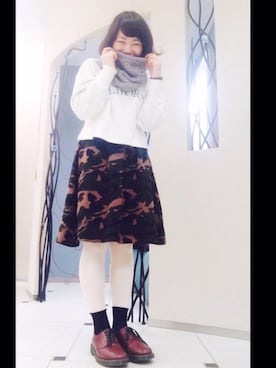 「あったかいんだから」｜あいあい。さん（レディース・157cm）の冬コーディネート