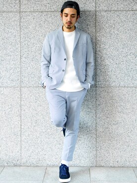 マッツィーリ エリックさん（メンズ・177cm）の春コーディネート