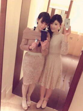 「FLOWER CIRCLE（フラワーサークル）のアイテム」を使った、たかしさん（レディース・156cm）の夏コーディネート