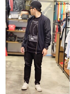 「Subcrew（サブクルー）のアイテム」を使った、Roy Tanさん（メンズ・166cm）の春コーディネート