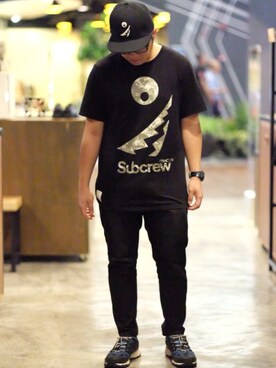 「Subcrew（サブクルー）のアイテム」を使った、Roy Tanさん（メンズ・166cm）の春コーディネート