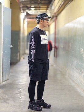 「Subcrew（サブクルー）のアイテム」を使った、Roy Tanさん（メンズ・166cm）の春コーディネート