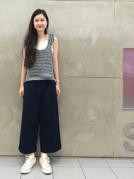 「ARCHI（アーキ）のアイテム」を使った、MARUERIさん（レディース・164cm）の夏コーディネート