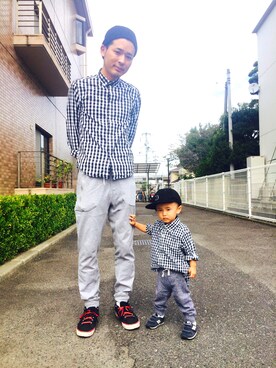 緋彩×緋志さんのコーディネート