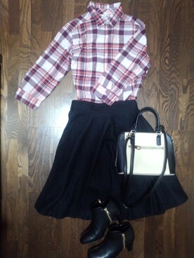 「URBAN RESEARCH ROSSO WOMEN（アーバンリサーチ　ロッソ）のアイテム（ブーツ）」を使った、にっしーさん（レディース・157cm）の秋コーディネート