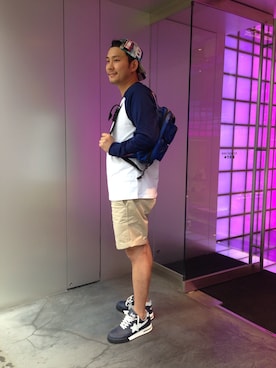 「A BATHING APE（アベイシングエイプ）のアイテム（腕時計）」を使った、古谷幸多さん（メンズ・174cm）の春コーディネート