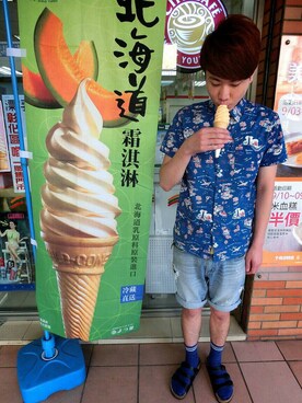 「UNIQLO（ユニクロ）のアイテム（ソックス/靴下、ブルー系）」を使った、Kyo先生さん（メンズ・178cm）の秋コーディネート