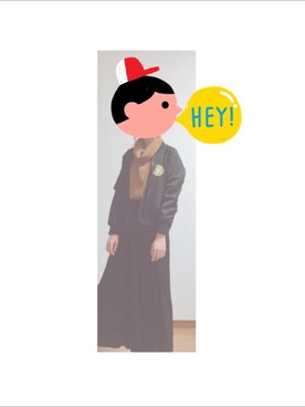 「WC（ダブル シー）のアイテム（ブルゾン）」を使った、ぷうさん（レディース・164cm）の秋コーディネート