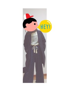 「Honeys（ハニーズ）のアイテム（ダウンジャケット/コート）」を使った、ぷうさん（レディース・164cm）の冬コーディネート