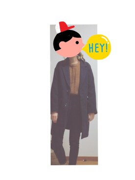 「Honeys（ハニーズ）のアイテム（ダウンジャケット/コート）」を使った、ぷうさん（レディース・164cm）の冬コーディネート