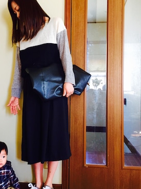 「IENA」｜「アイテム（つなぎ/オールインワン）」を使った、Mayukoさん（レディース・158cm）の春コーディネート