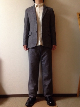 「FRANK LEDER（フランクリーダー）のアイテム（ジャケット/アウター）」を使った、どどどどどどどさん（メンズ・175cm）の秋コーディネート