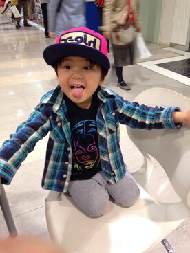 amanochiさん（キッズ・100cm）の春コーディネート