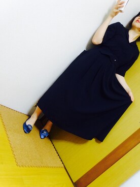 「merry jenny（メリージェニー）のアイテム（バレエシューズ）」を使った、merciさん（レディース・158cm）の夏コーディネート