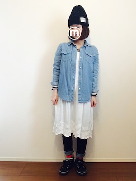 「Topper（トッパー）のアイテム」を使った、m.さん（レディース・152cm）の春コーディネート