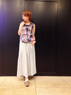 zkさん（レディース・158cm）の夏コーディネート