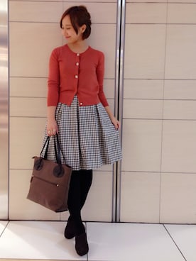 「KATHARINE ROSS（キャサリンロス）のアイテム」を使った、zkさん（レディース・158cm）の秋コーディネート