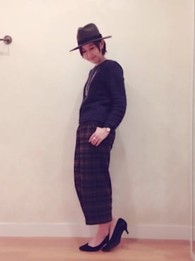 「KATHARINE ROSS（キャサリンロス）のアイテム」を使った、zkさん（レディース・158cm）の秋コーディネート